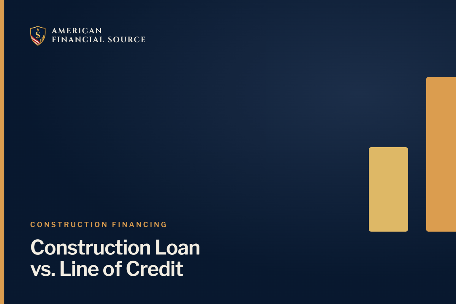 Construction Loan vs Business Line of Credit: Which is Better — construction financing guide illustration