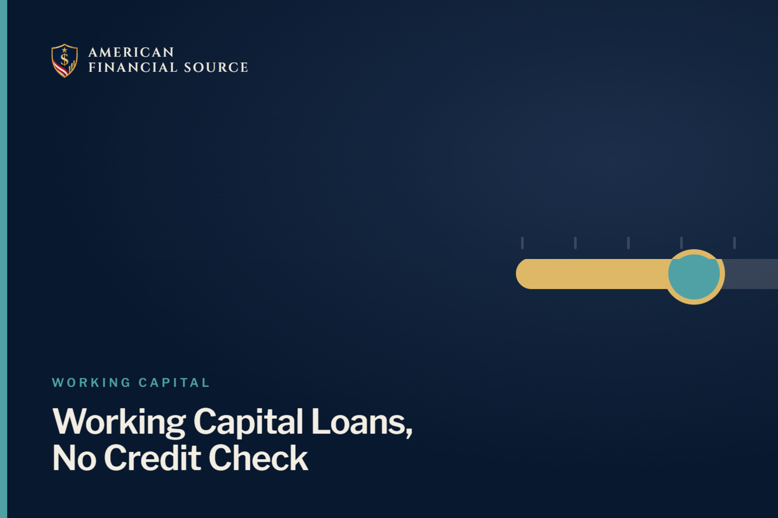How to Get Working Capital Loans With No Credit Check — working capital financing illustration