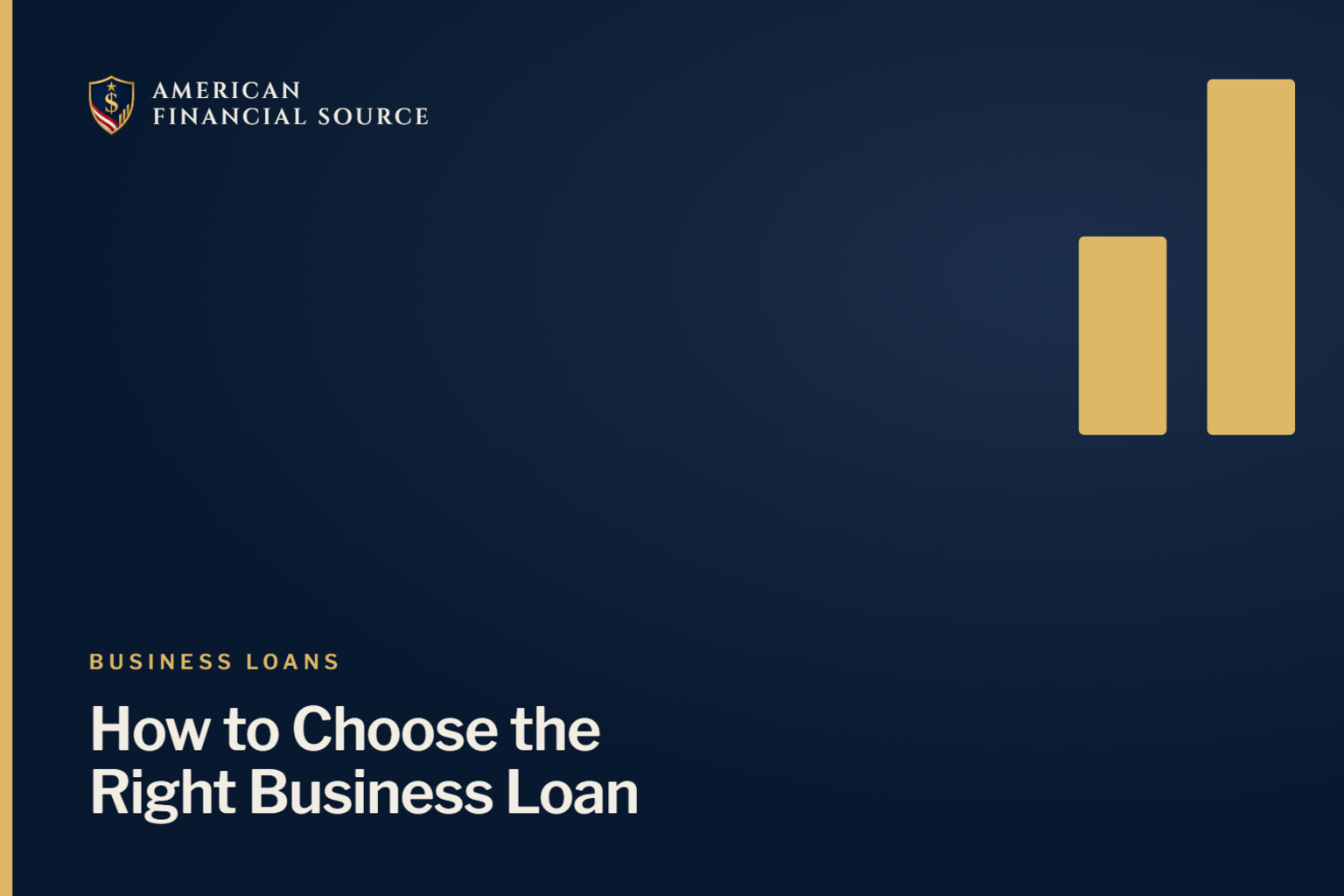 How to Choose the Right Business Loan for Your Company — small business loan guide illustration
