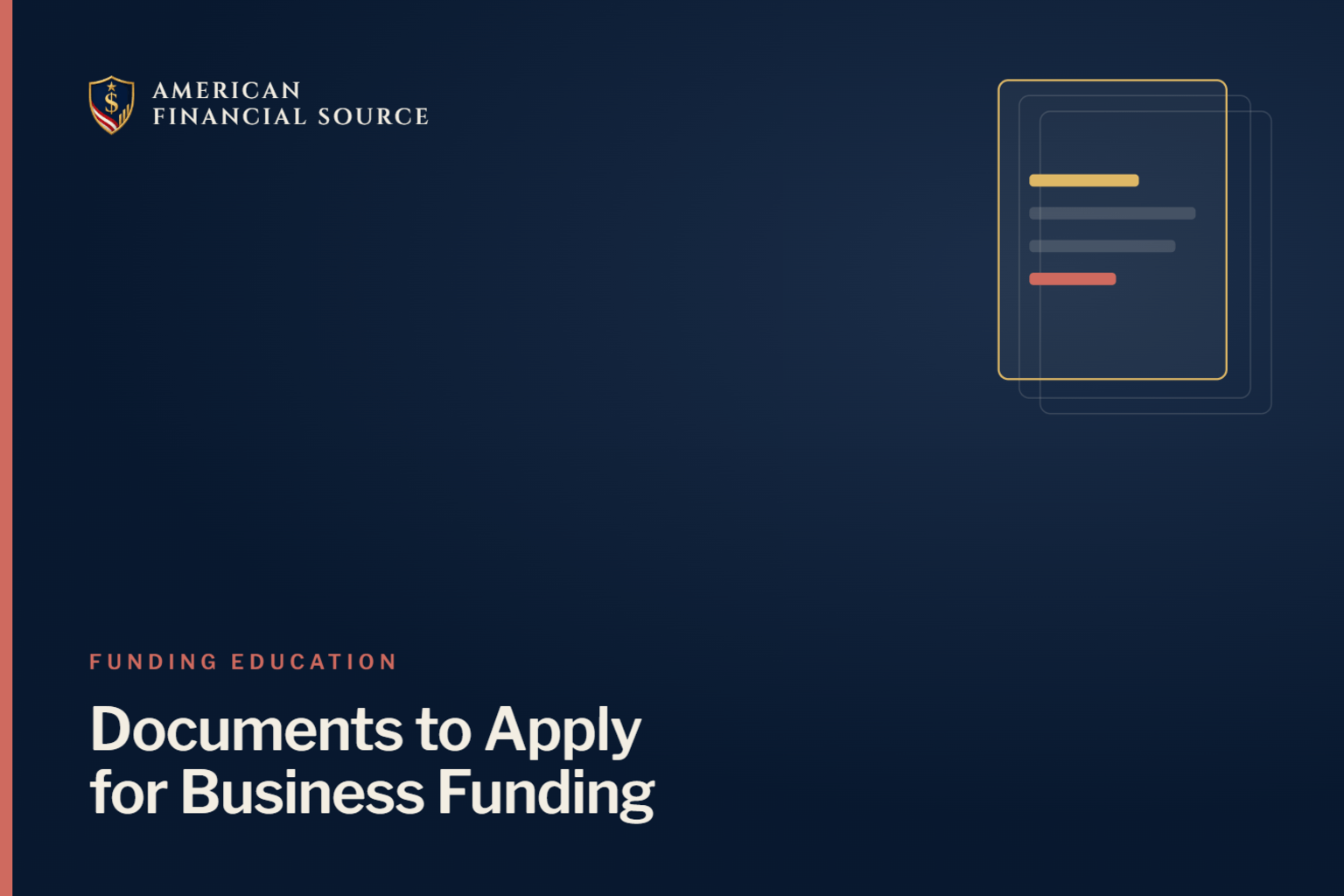 What Documents Do You Need to Apply for Business Funding — business funding education illustration