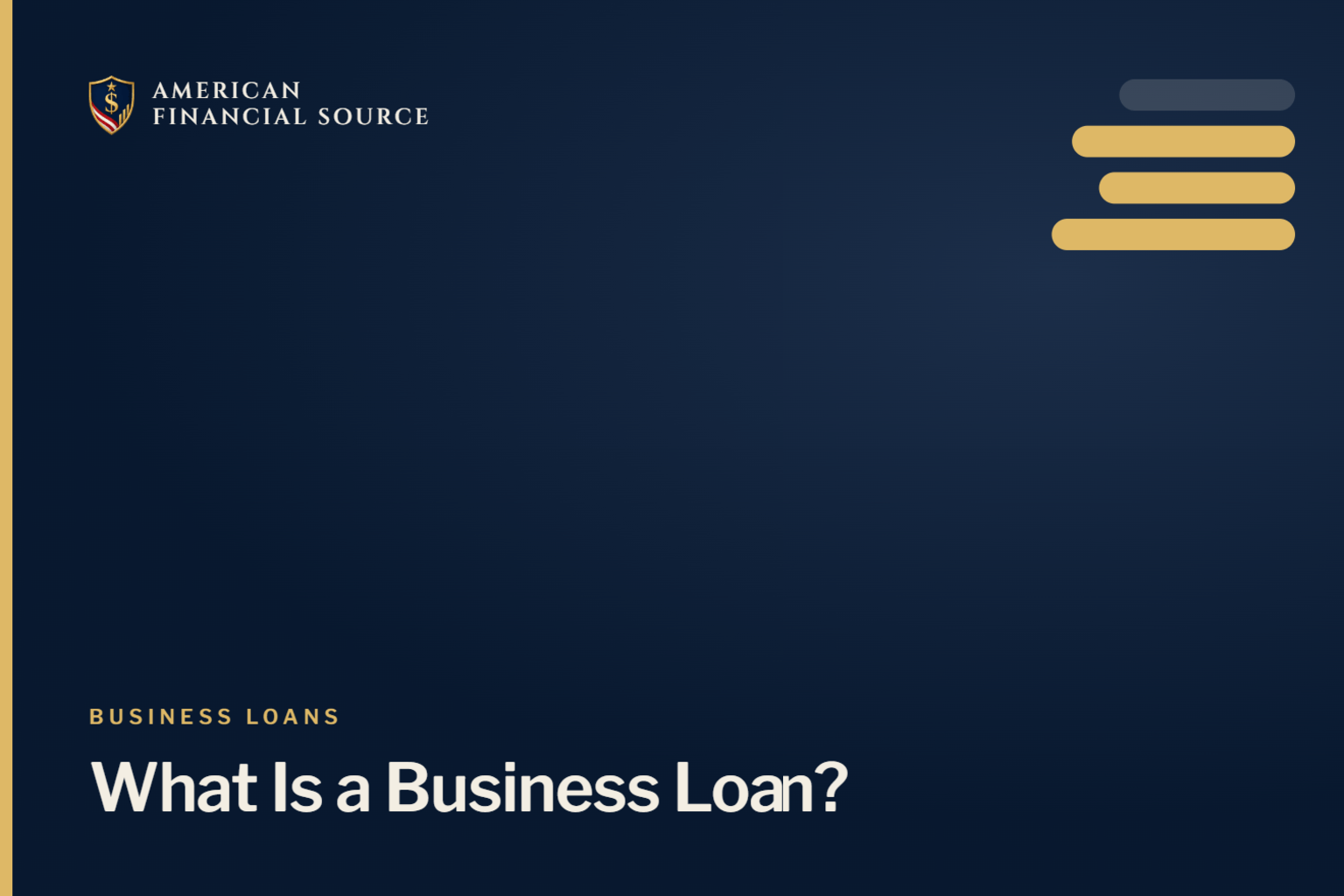 What is a Business Loan and How Does it Work for Small Businesses — small business loan guide illustration
