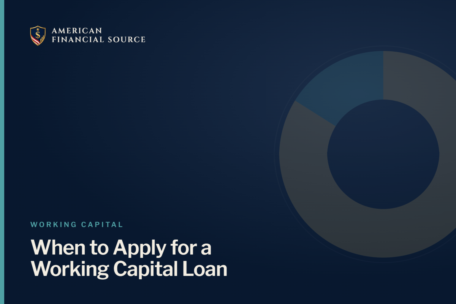 When is the Right Time to Apply for a Working Capital Loan — working capital financing illustration