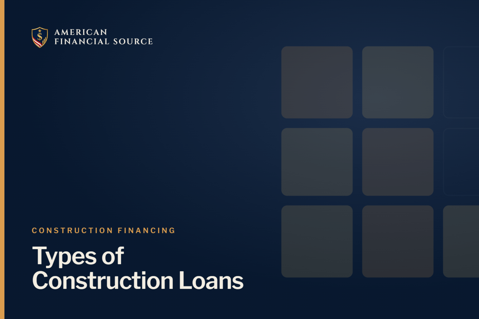 Types of Construction Loans: Which One is Right for Your Project — construction financing guide illustration