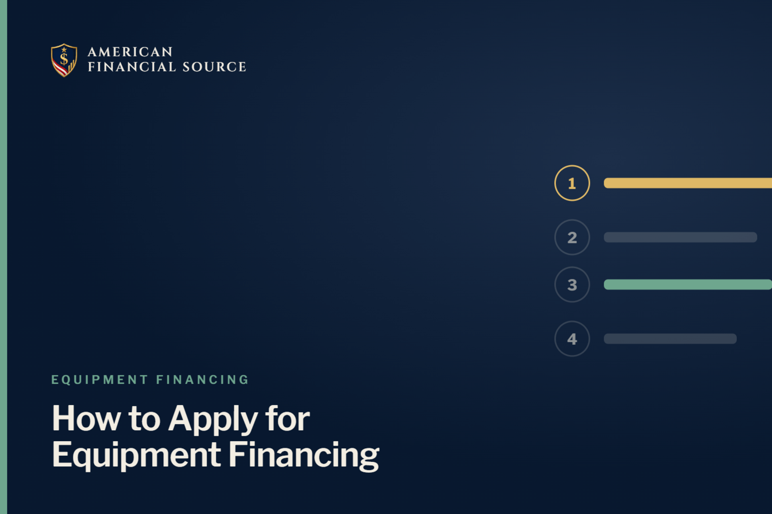 How to Apply for Equipment Financing: Step-by-Step Guide — equipment financing guide illustration