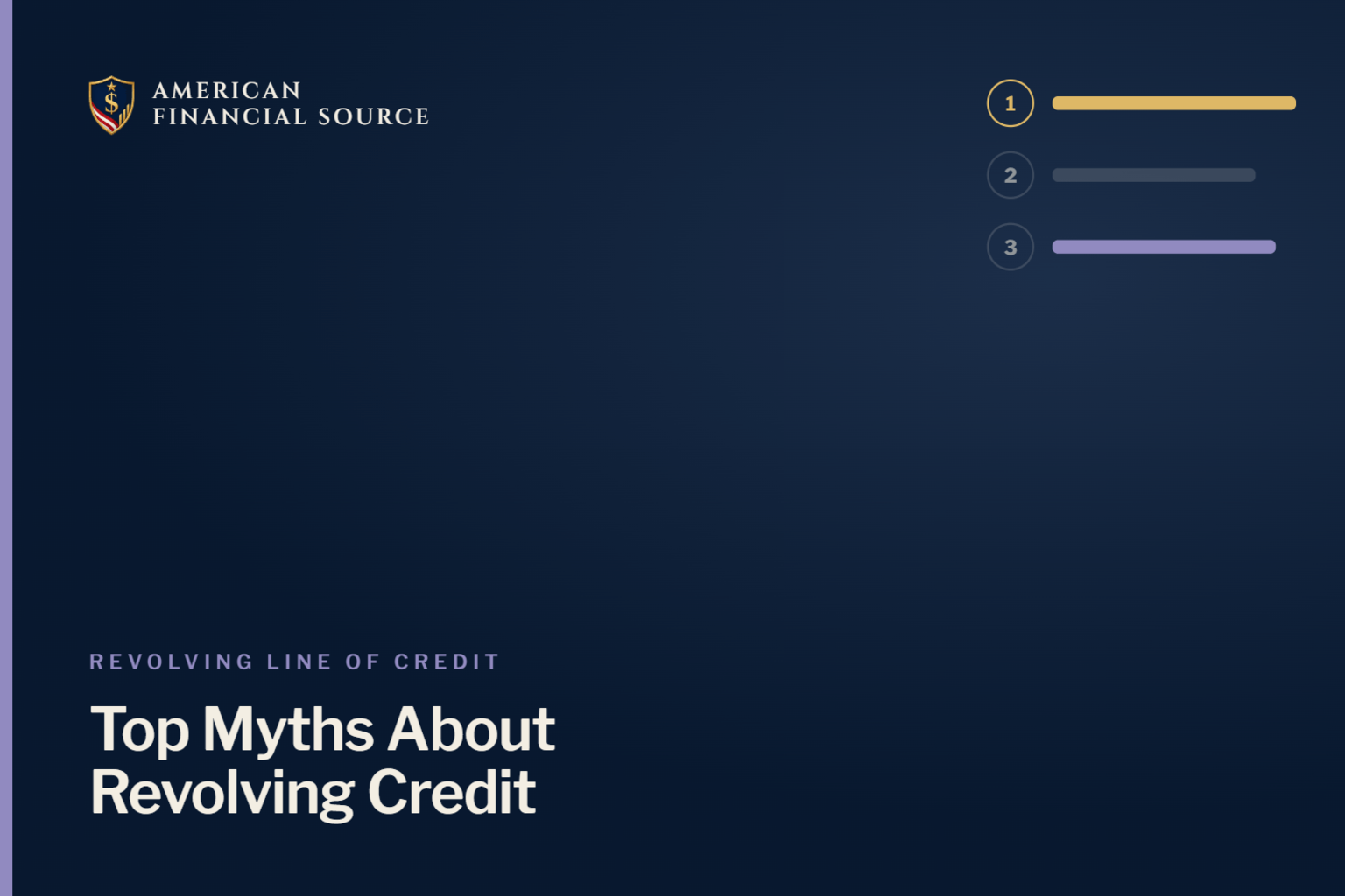 Top Myths About Revolving Lines of Credit — revolving line of credit illustration