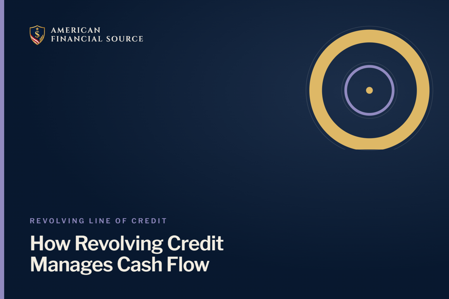 How Revolving Lines of Credit Help Small Businesses Manage Cash Flow — revolving line of credit illustration